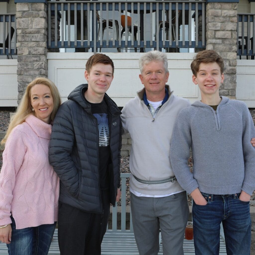 group photo of Matthew family
