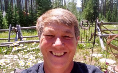 Person taking a selfie